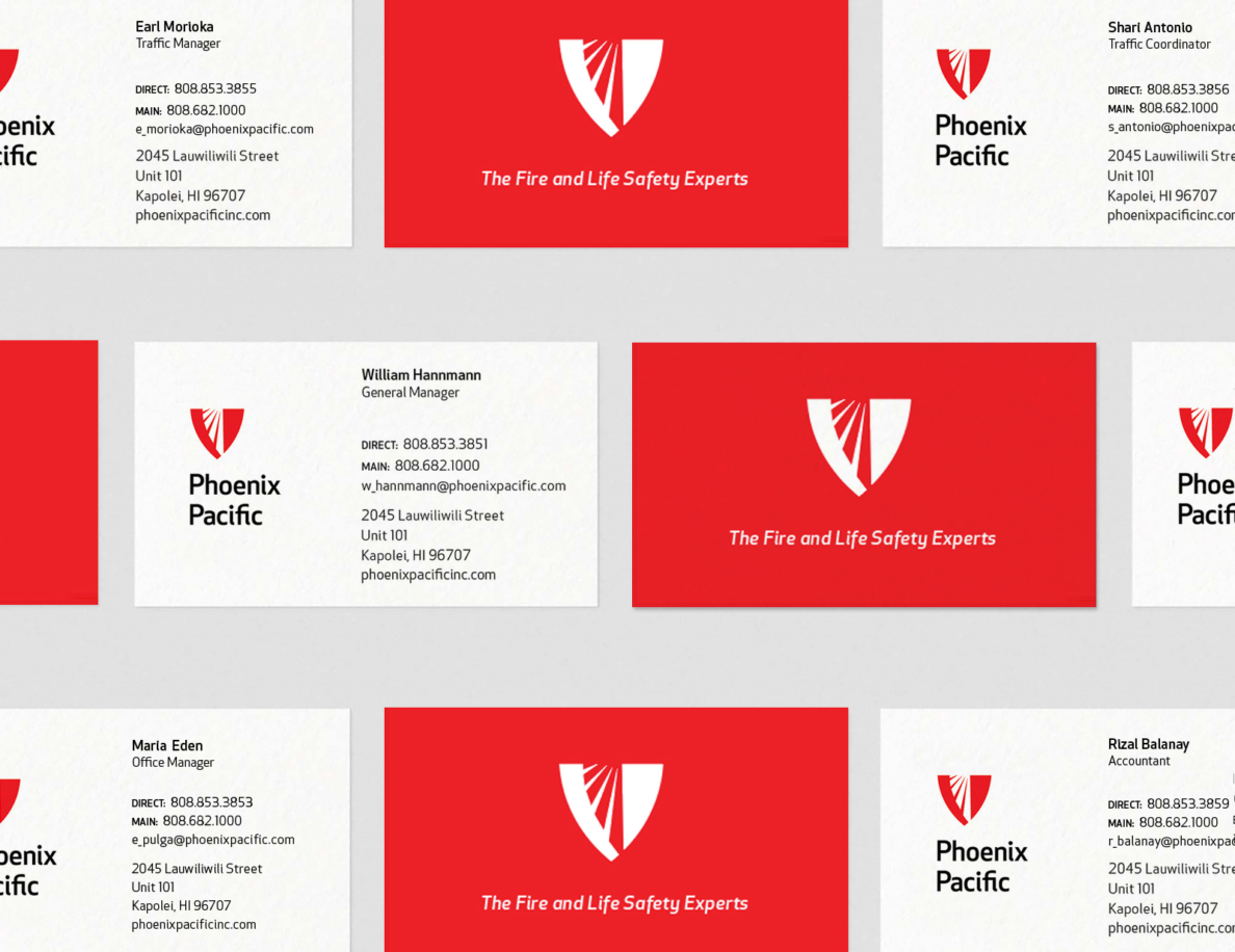 Phoenix Pacific Buisness Cards