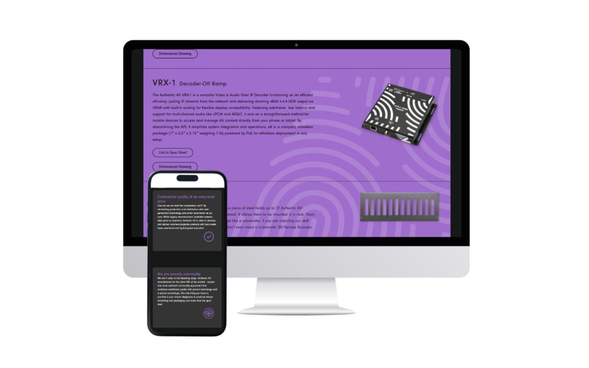 Authentic AV Interior Pages